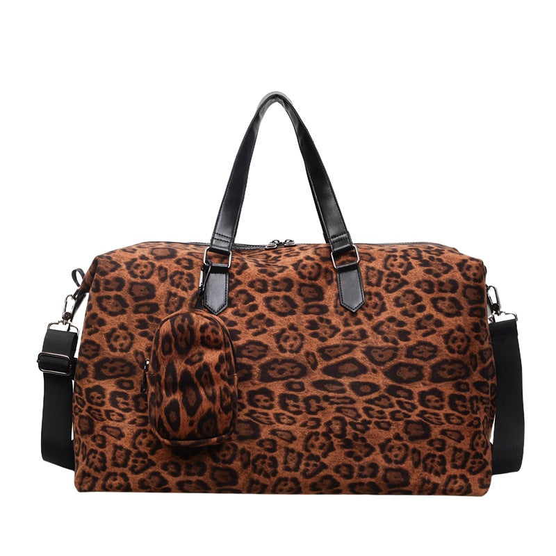 Wochenend-Reisetasche im trendigen Leopardenmuster Skanto
