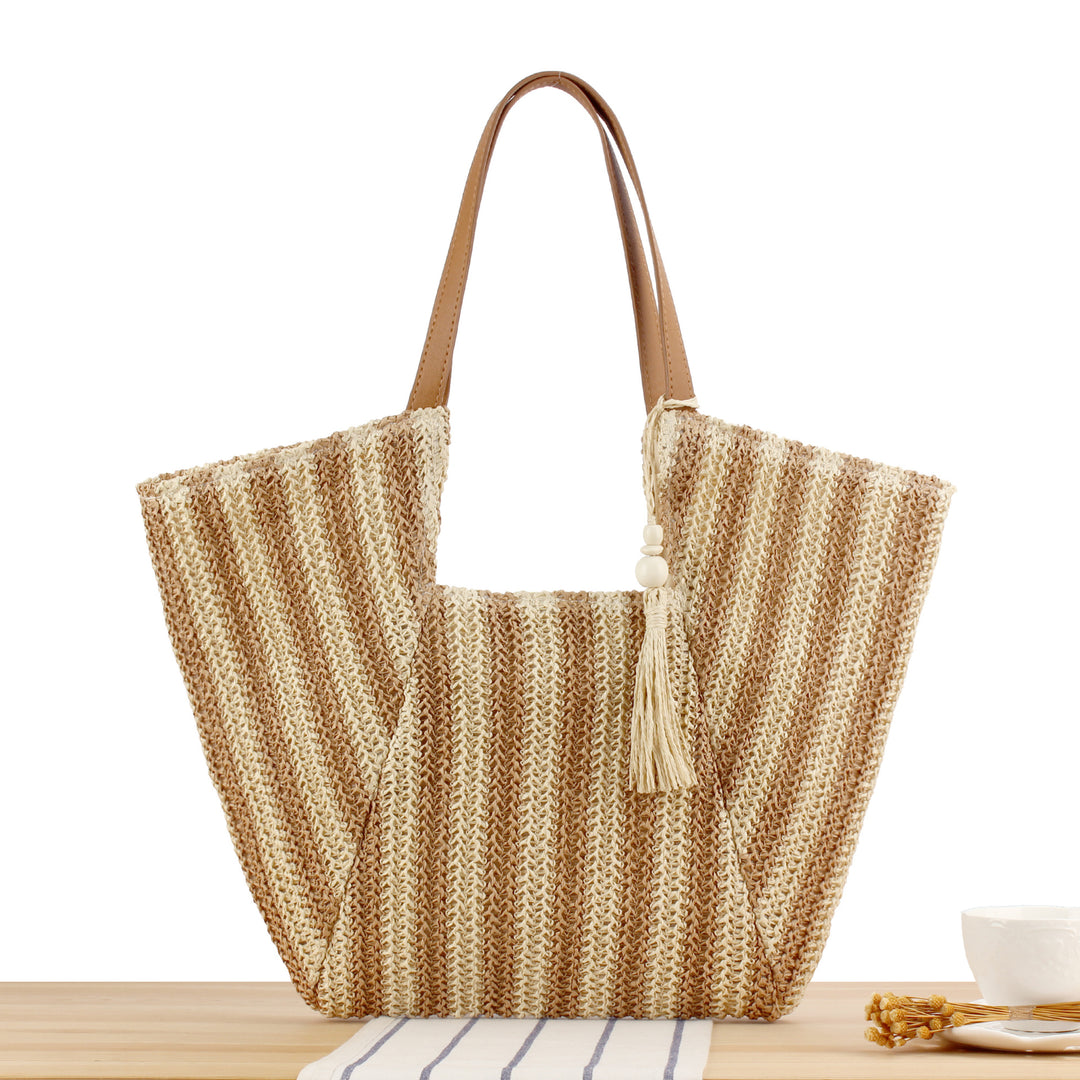 Moderne Markt-Crossover-Tasche mit eleganten Fransen Skanto