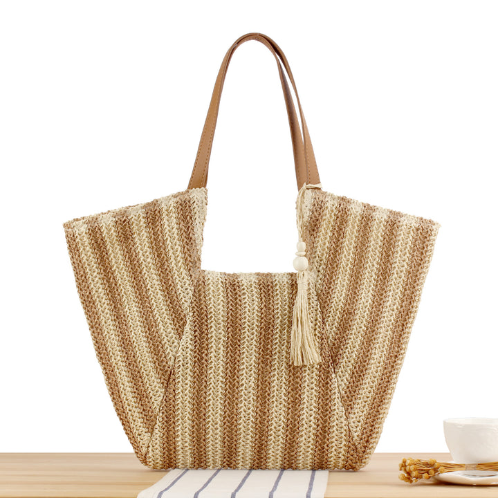 Moderne Markt-Crossover-Tasche mit eleganten Fransen Skanto