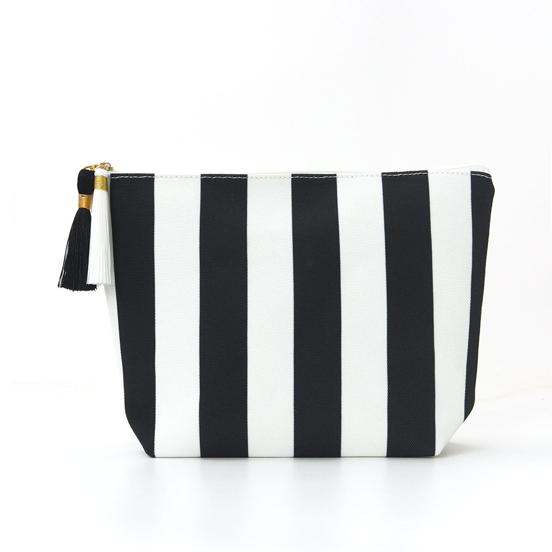Kosmetiktasche mit raffinierten Streifen Skanto