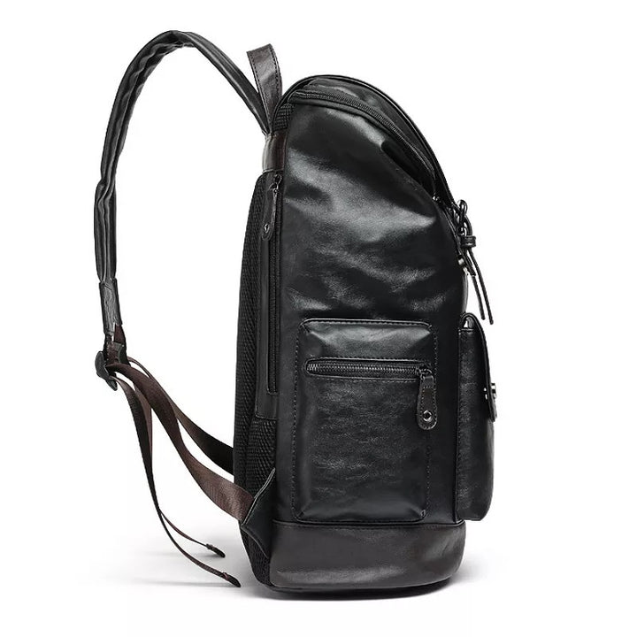 Robuster und eleganter Rucksack aus hochwertigem Kunstleder Skanto