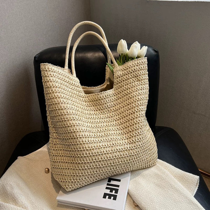 Entspannte Makramee-Strandtasche Skanto