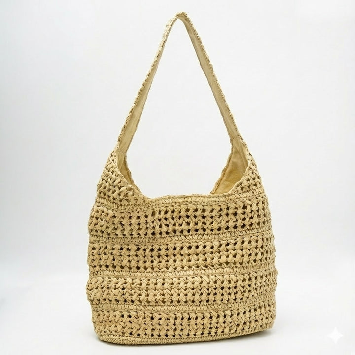 Hobo Bag aus handgeknüpftem Material Skanto