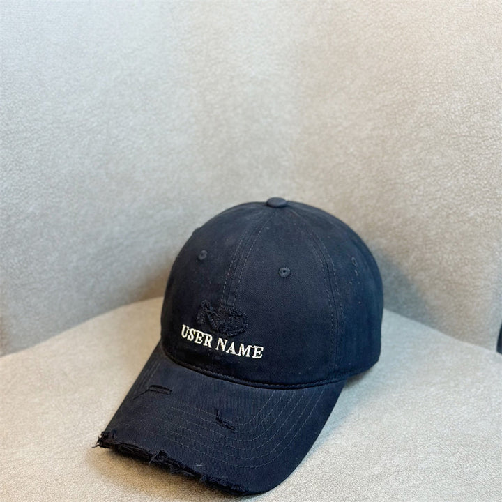 Damen Distressed Lässige Verstellbare Baseballkappe Skanto
