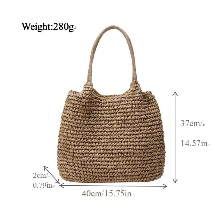 Handgefertigte nachhaltige Strandtasche Skanto