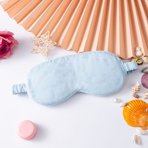 Leichte Baumwoll-Schlafmaske für Damen mit ergonomischer Polsterung und elastischem Komfortband Skanto