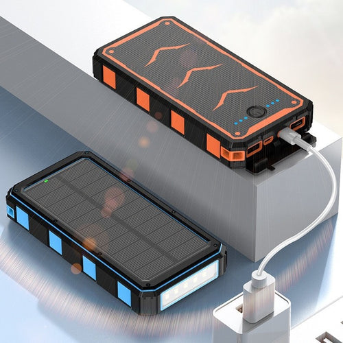 Solarbetriebene Hochleistungs-Powerbank mit robustem Gehäuse Skanto