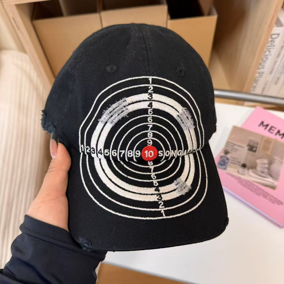 Herren Baseballkappe mit Used-Grafik Skanto