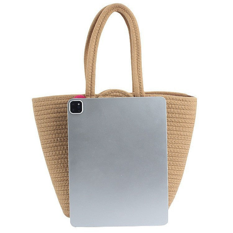 Strandtasche mit fröhlichen Pom-Poms Skanto