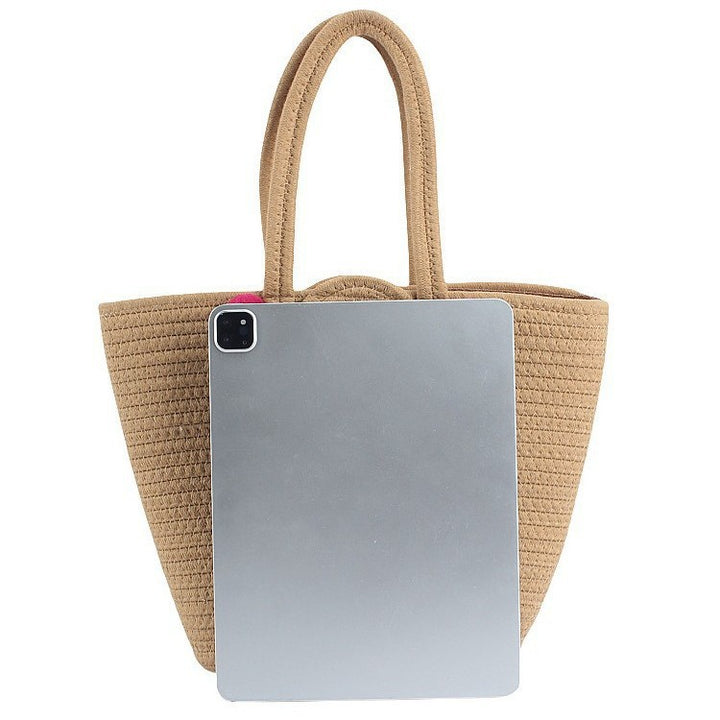 Strandtasche mit fröhlichen Pom-Poms Skanto