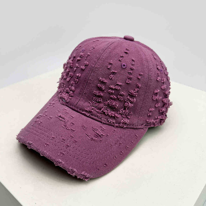 Damen Baseballkappe im Used-Look mit Textur Skanto
