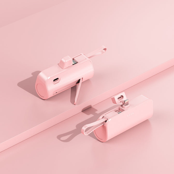 Kompakte Powerbank mit integriertem Ladeanschluss Skanto