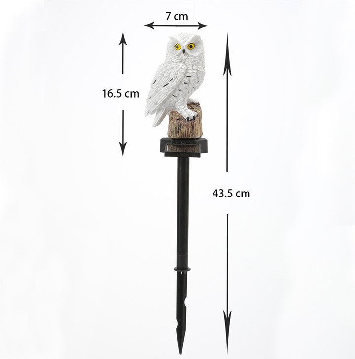 Realistischer Solar-Vogel-Gartenstecker mit Bewegungssensor und wetterfestem Design Skanto