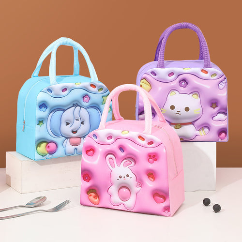 Isolierte Kühltasche mit niedlichem Katzenmotiv Skanto