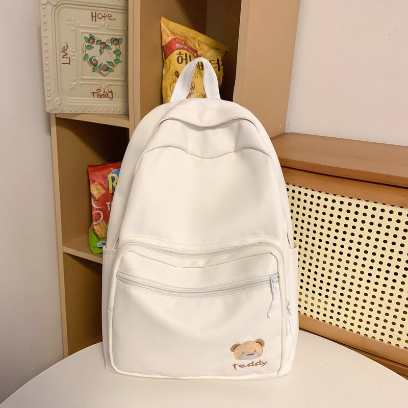 Klassischer Mini-Schulrucksack mit vielen Fächern