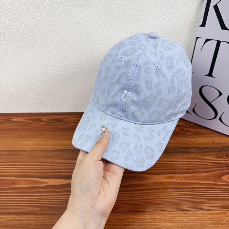 Damen stylische Baseballkappe mit Leopardenmuster Skanto