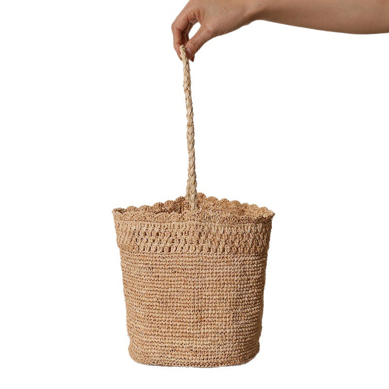 Geflochtener Raffia-Korb Skanto