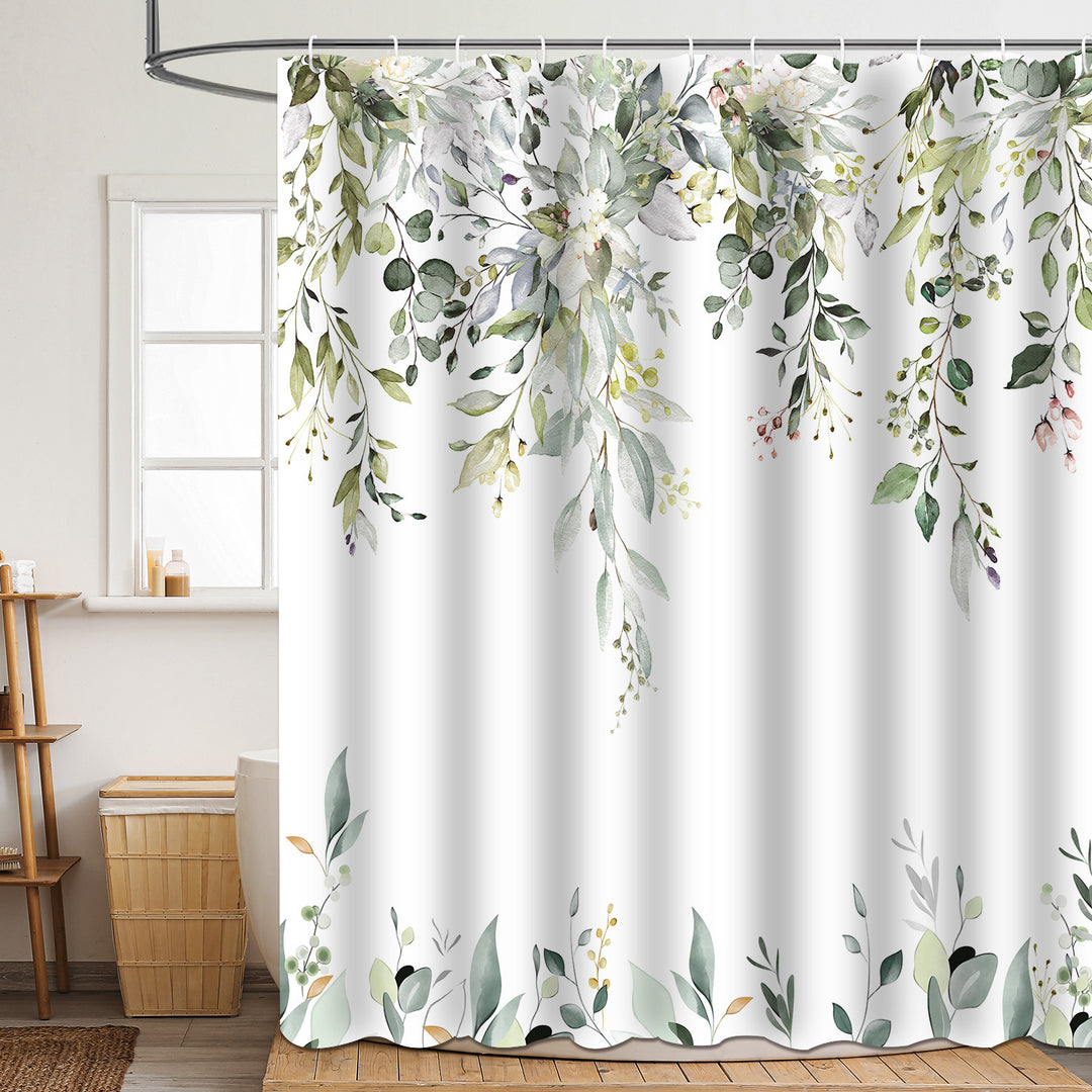 Duschvorhang Skanto mit Blumenmuster