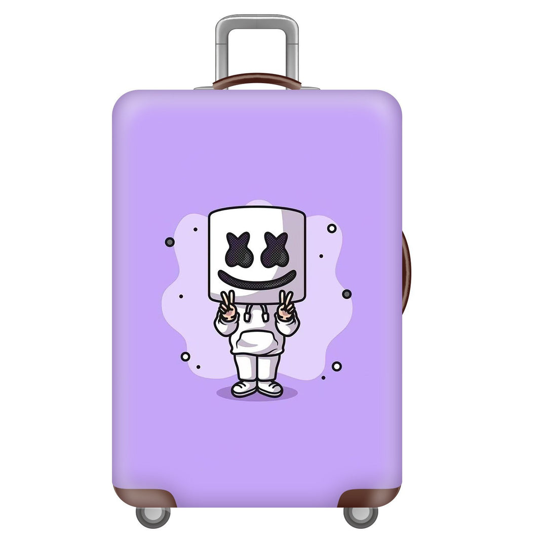Unisex Hartschalen-Trolley mit Löwenporträt-Print, stoßfester ABS-Polycarbonat-Schale, Multiwheel-Fahrwerk und TSA-Sicherheitsschloss Skanto