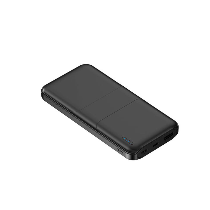 Tragbare Powerbank mit kabellosem Ladeadapter und digitaler Leistungsanzeige Skanto