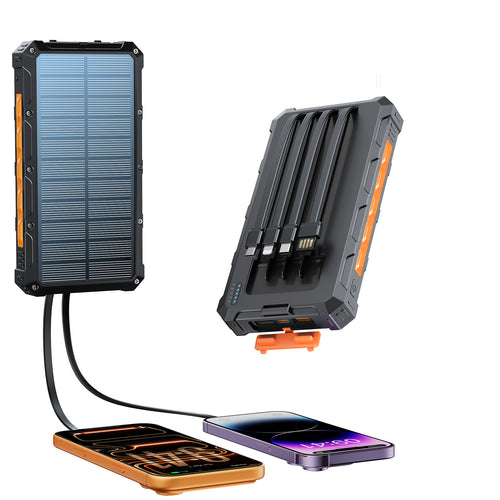 Multifunktionale Solar-Powerbank mit Schnellladefunktion Skanto