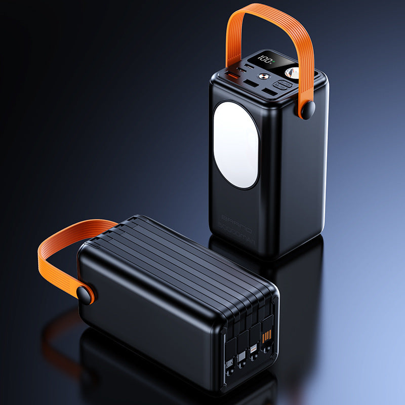 Tragbare Powerbank mit multifunktionalem LED-Licht und intelligenter Ladeanzeige Skanto