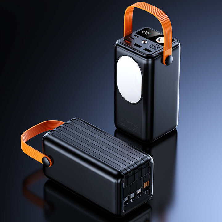 Tragbare Powerbank mit multifunktionalem LED-Licht und intelligenter Ladeanzeige Skanto