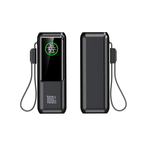 Powerbank mit innovativer Multifunktionalität und digitalem Smart Display Skanto