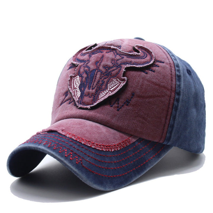Herren Bestickte Western-Stil Kappe Skanto