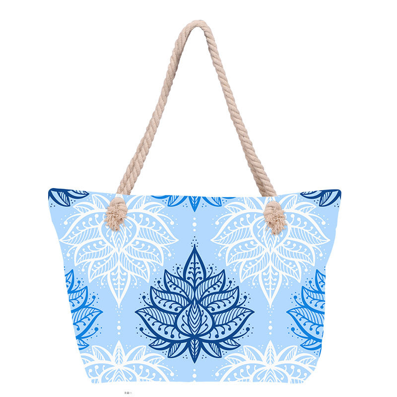 Strandtasche mit stilvollem Blumendesign Skanto