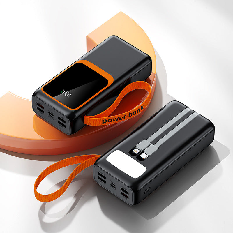 Tragbare Powerbank mit Digitalanzeige und multifunktionalen Anschlüssen Skanto