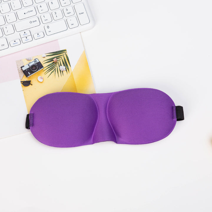 Skanto Unisex lichtblockierende Reisemaske mit thermoplastischer Nylonschale und breitem Komfortband Skanto