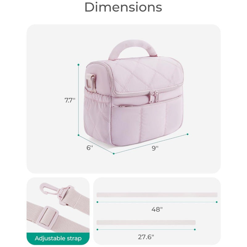 Isolierte Kosmetiktasche mit mehreren Fächern Skanto