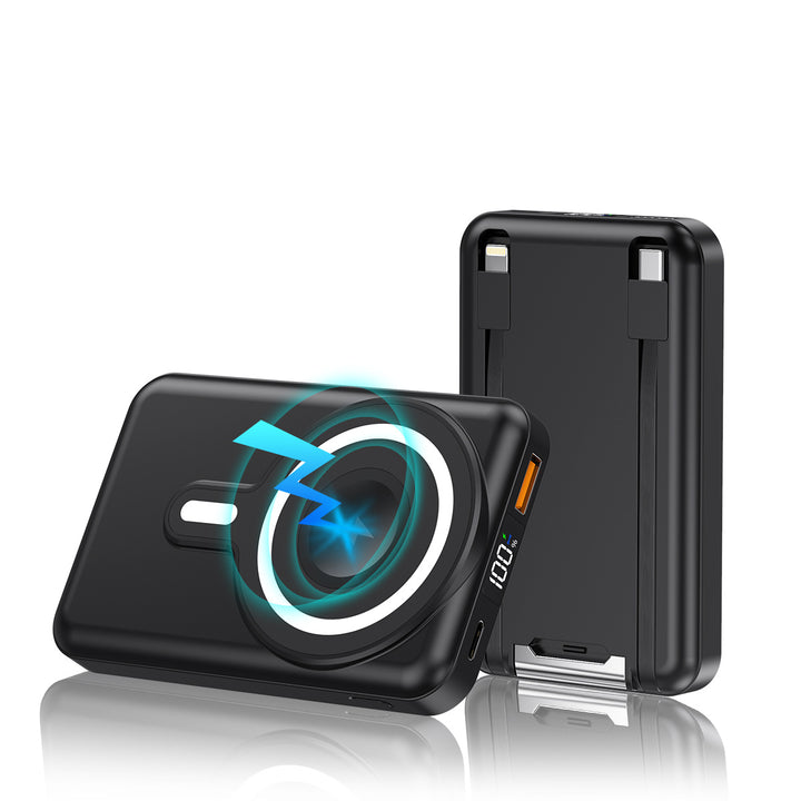 Tragbare magnetische Powerbank mit Ständer Skanto