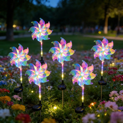 LED Solar-Drehpropeller-Wegbeleuchtung Skanto