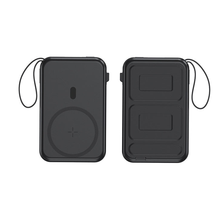 Tragbare kabellose Powerbank mit integriertem Ladepad Skanto
