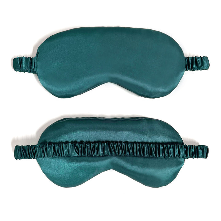Ergonomische seidige Schlafmaske für Damen mit gepolstertem Nasensteg und elastischem Band Skanto