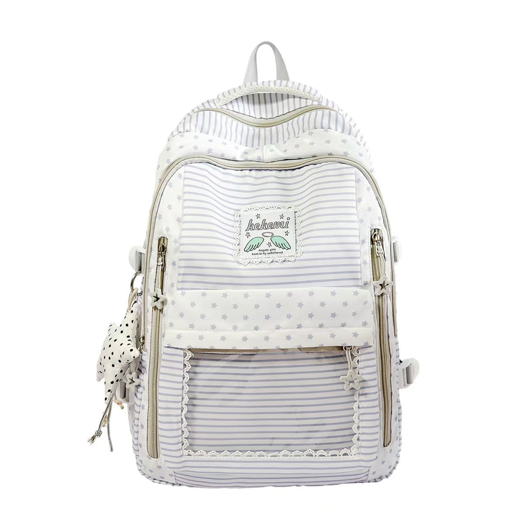 Stilvoller gestreifter Rucksack Skanto