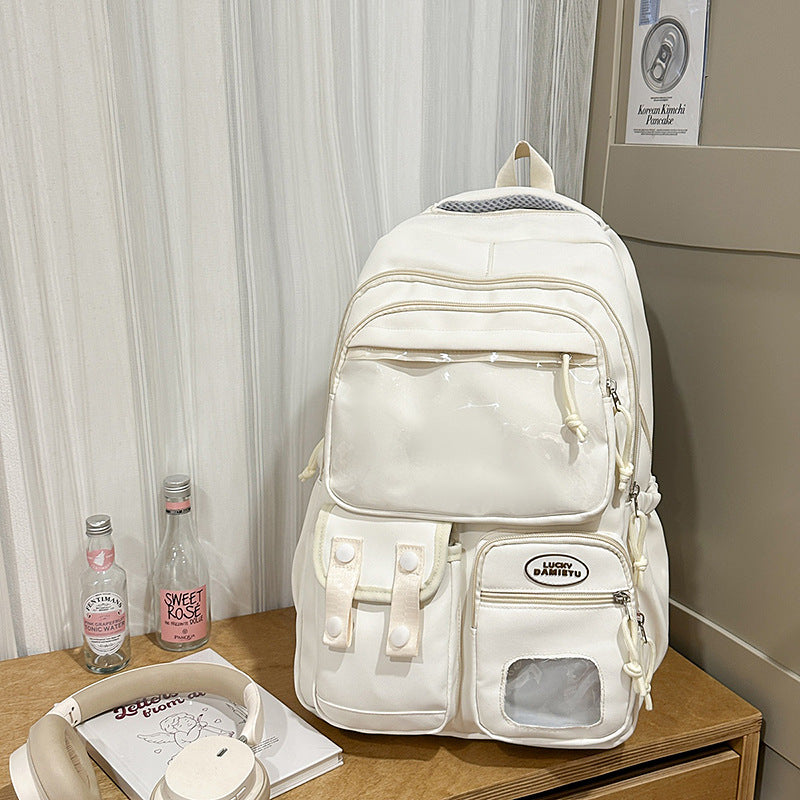 Funktionaler Schulrucksack mit mehreren Fächern
