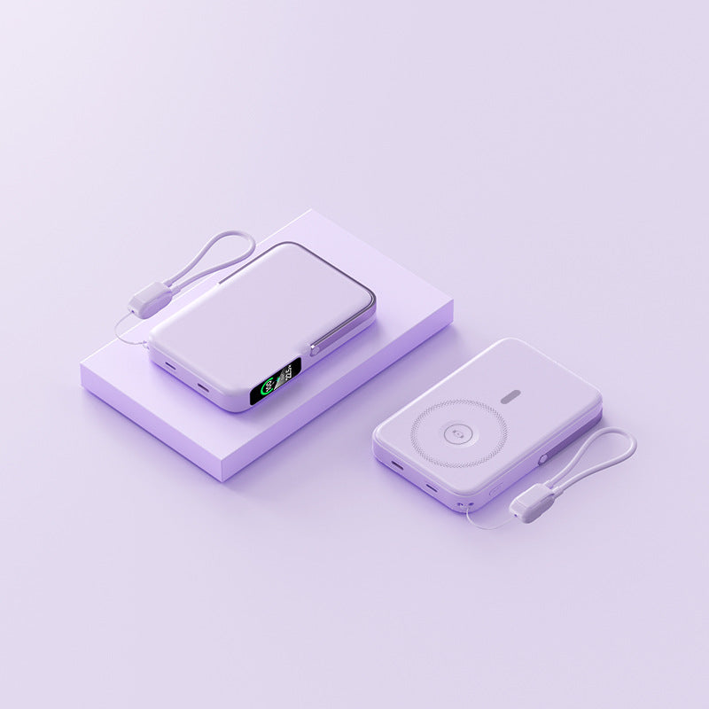 Ultraleichte Powerbank mit integriertem LED-Display und Schnellladefunktion Skanto