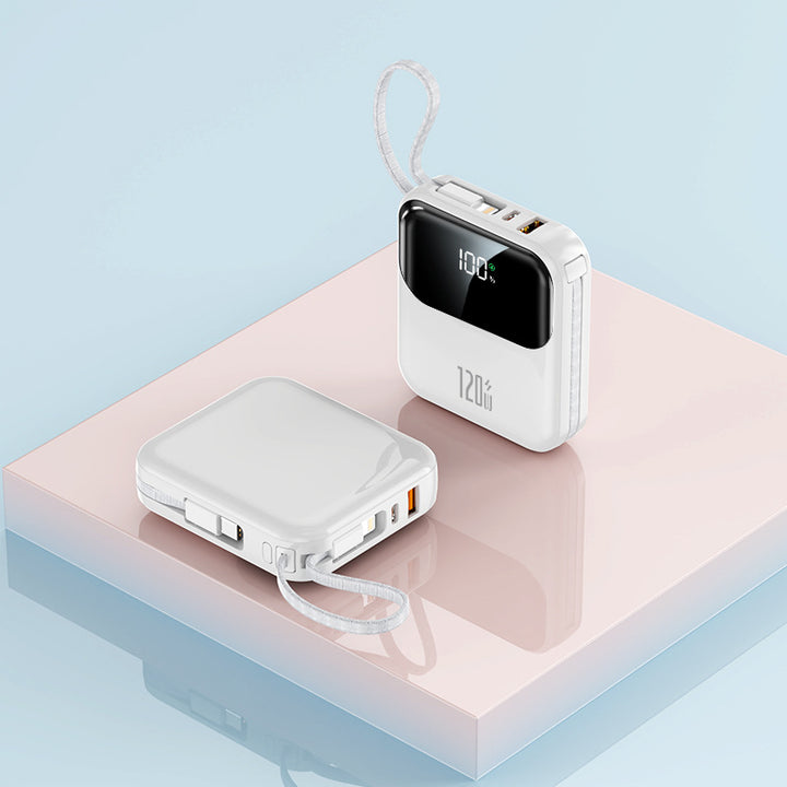 Tragbare Powerbank mit digitalem LCD-Display und stabiler Schnellladefunktion Skanto