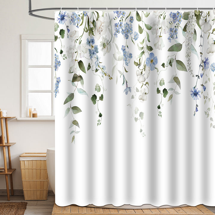 Duschvorhang Skanto mit Blumenmuster