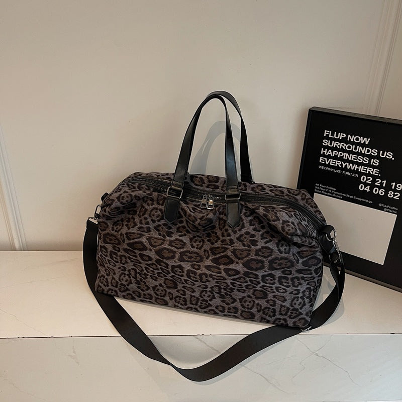 Wochenend-Reisetasche im trendigen Leopardenmuster Skanto
