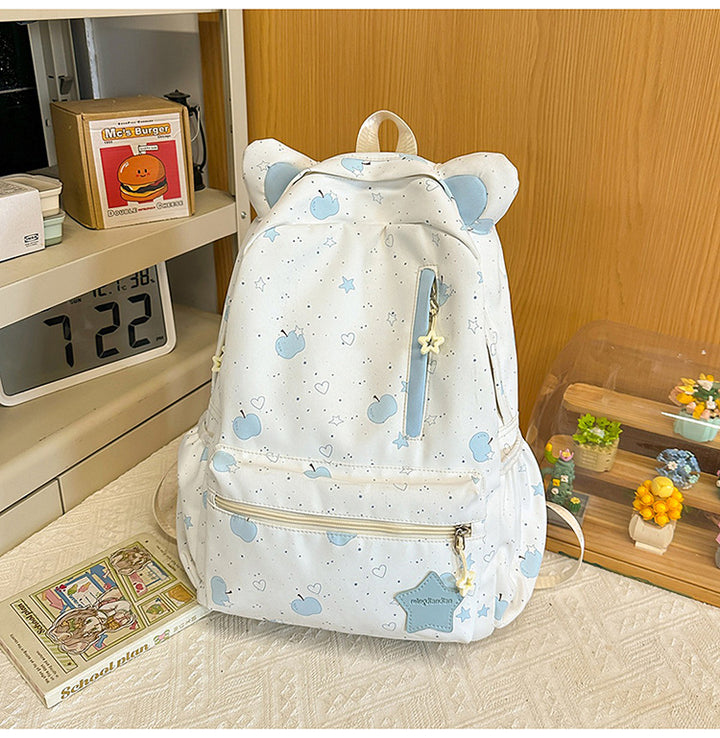 Niedlicher Schulrucksack mit Tierohren