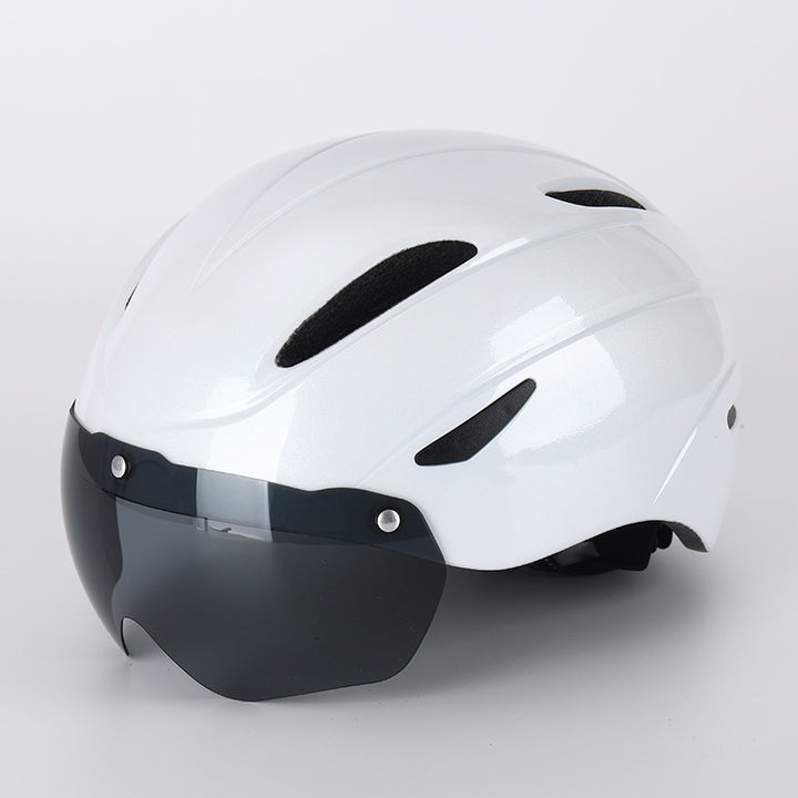 Fahrradhelm mit integriertem Visier Skanto