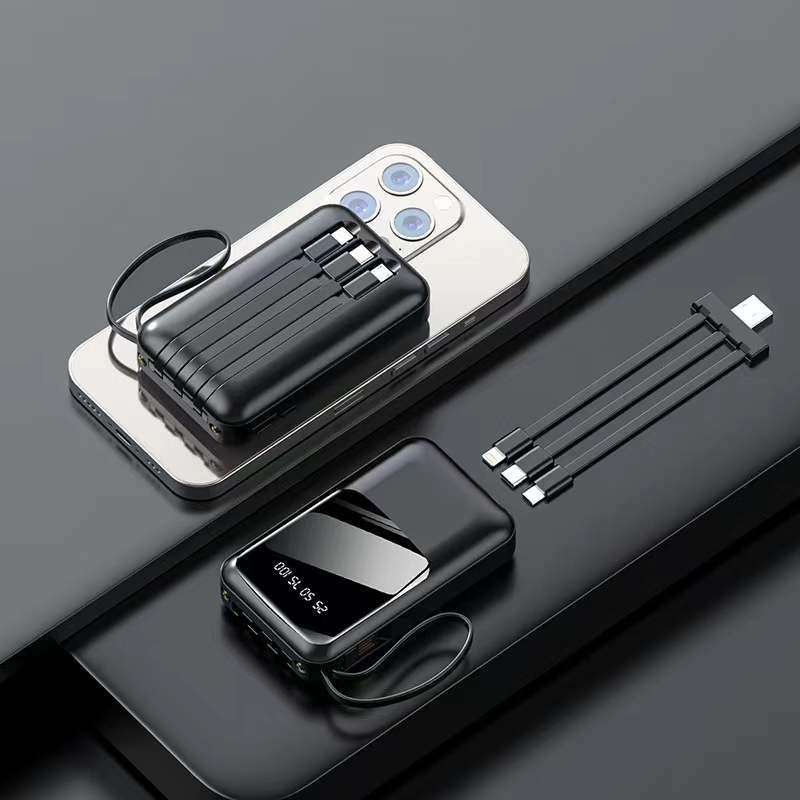 Tragbare Powerbank mit mehreren Anschlüssen Skanto