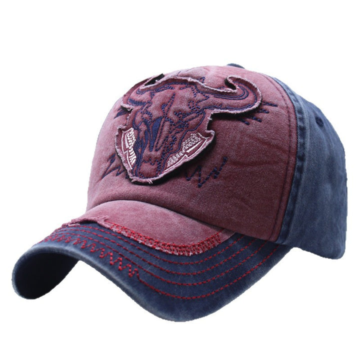 Herren Bestickte Western-Stil Kappe Skanto