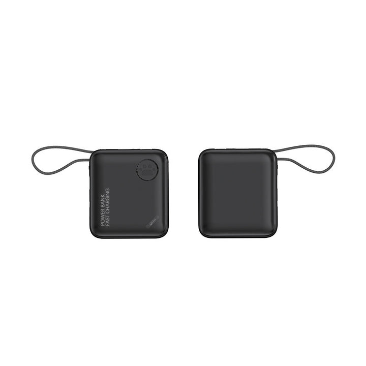 Kompakte Powerbank mit Schnellladefunktion und Trageschlaufe Skanto