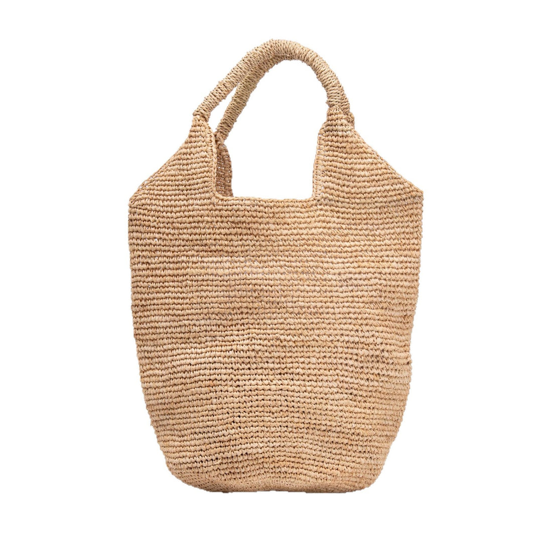 Stroh-Strandtasche mit praktischen Griffen Skanto