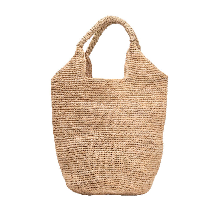 Stroh-Strandtasche mit praktischen Griffen Skanto